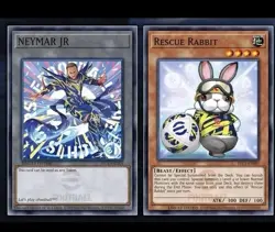 Rescue Rabbit + Neymar Jr - 2025 eFootball Promo Set - Yugioh OTS OP Limited NEW - Image 2