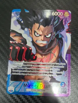 Monkey.D.Luffy (040) (Alternate Art) OP11-040 A Fist of Divine Speed Foil - Image 1