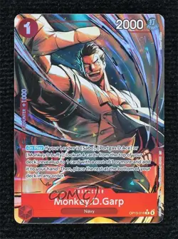 2025 One Piece Card Game: Carrying on His Will OP13 English Monkey D Garp - Image 1