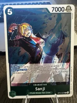 Sanji OP13-027 SR Carrying on His Will One Piece English - Image 1