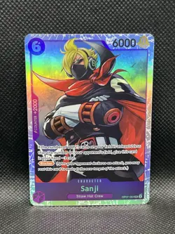 Sanji OP07-064 SR FOIL 500 Years In The Future One Piece CCG Bandai English - Image 1