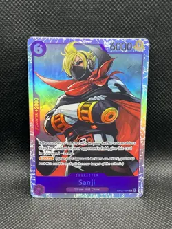 Sanji OP07-064 SR FOIL 500 Years In The Future One Piece CCG Bandai English - Image 3