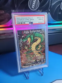 2023 DBS Card Game - Shenron, Eternal Dragon BT21-147 SCR PSA 10 - Image 1