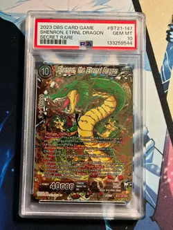 DBS Card Game Shenron Eternal Dragon Wild Resurgence BT21-147- PSA 10 - Image 1