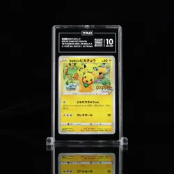 2020 Pokemon Japanese Promo Rescue Team DX Pikachu 036/S-P TAG 10 Gem Mint - Image 1