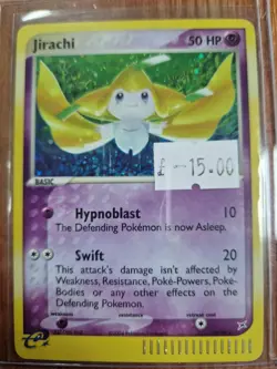 Pokemon TCG Jirachi Holo Card 97/95 EX Team Magma vs Aqua NM Condition - Image 1