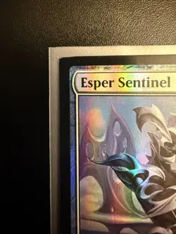 MTG Modern Horizons 2- Esper Sentinel 012 Foil Miscut Square Corner - Image 3