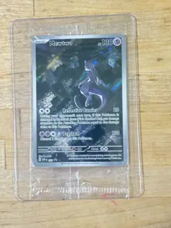 SEALED Pokemon TCG Mewtwo SVP 151 #052 Black Star Promo Card free ship - Image 1