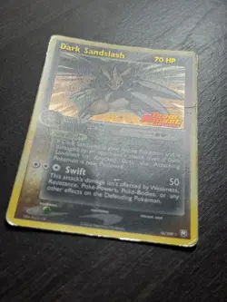 Dark Sandslash Pokemon EX Team Rocket Returns 18/109 Stamped Reverse Holo Rare - Image 3