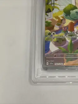 B6 Pokemon TCG Bulbasaur Stellar Crown Illustration Holo Card 143/142 PSA 9 - Image 5
