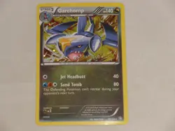 2012 Pokemon Black and White Dragons Exalted #91 Garchomp HOLO - Image 1