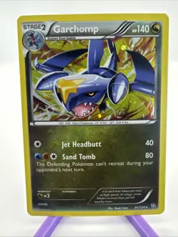 2012 Pokemon Black & White - Dragons Exalted Garchomp #91 Cosmos Holo. - Image 1