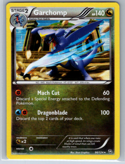 Pokemon Garchomp Holo Rare B&W Dragons Exalted 90/124 NM - Image 1