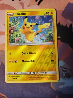 Pikachu 19/68 Hidden Fates 2019 REVERSE HOLO FOIL Pokemon TCG Card - NM - Image 1