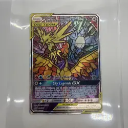 Moltres & Zapdos & Articuno GX SM210 Hidden Fates Promo Card MINT Pokemon - Image 2