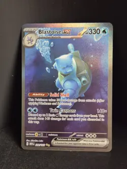 Pokemon TCG Blastoise EX Scarlet & Violet 151 Card 200/165 Blastoise SIR 3 - Image 1