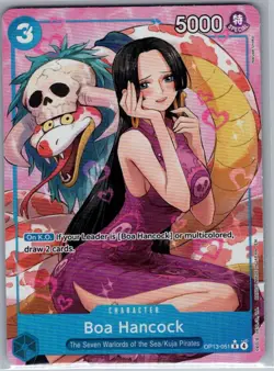 Boa Hancock (Alt Art) OP13-051 English Carrying His Will - One Piece Card - NM - Image 1