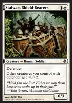 Stalwart Shield-Bearers -Foil Medium Play MTG Rise of the Eldrazi - Image 1