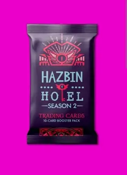Lot of 5 Hazbin Hotel Season Two Trading Cards 1st Edition Booster Pack PRESALE - Image 1
