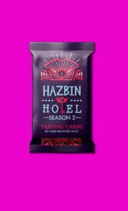 Hazbin Hotel Season 2 Trading Cards Booster Packs 1st Edition (Lot of 5) PRESALE - Image 1