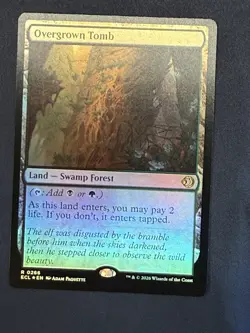 DDcards 🇨🇦 Mtg Magic The Gathering Lorwyn Eclipse Foil Overgrown Tomb - Image 1