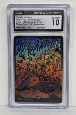 MTG LOTR Spiteful Bandity / Borderless Poster (Foil) #738 - CGC 10 Not PSA - Image 1