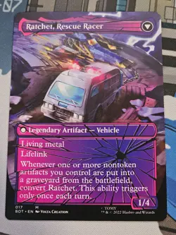 MTG - Ratchet, Rescue Racer Shattered Glass - Transformers - Image 1