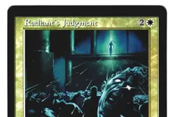 Magic The Gathering MTG Urza's Legacy ULG 1999 #22 Radiant's Judgment NM FOIL x3 - Image 2