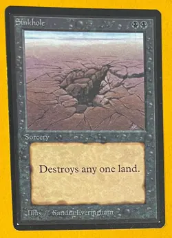 MTG SINKHOLE Beta (OldManMTG 009-300) - Image 1