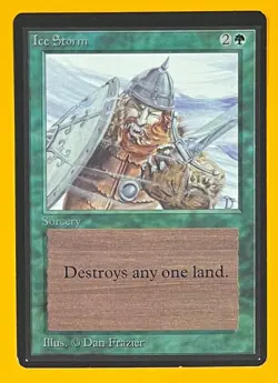 MTG ICE STORM Beta (OldManMTG 012-090) - Image 1