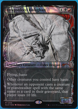Dragonlord Kolaghan (Secret Lair 1269 Halo Promo) FOIL NM (499882) ABUGames - Image 1