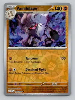 Reverse Holo Annihilape 100/191 Uncommon SV08: Surging Sparks Pokemon - Image 1