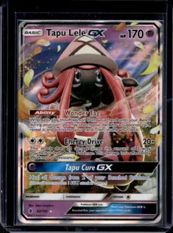 2017 Pokemon Sun & Moon Guardians Rising Tapu Lele GX Holo #60/145 - Image 1