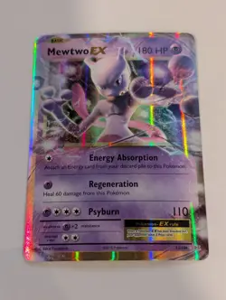 Mewtwo EX HP 52/108 XY Evolutions Ultra Rare Pokemon Holo Foil Nice! - Image 1