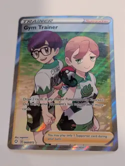 Gym Trainer (Full Art) 068/072 Shining Fates Ultra Rare Pokemon Holo Foil Nice! - Image 1