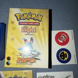 Pokemon TCG Neo Destiny Light Theme Deck Box Incomplete No Holo - Image 3