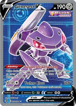 NM Genesect V UR Full Art 254/264 Fusion Strike (SWSH08) Pokemon TCG - Image 1
