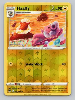Reverse Holo Flaaffy 056/189 Uncommon SWSH03: Darkness Ablaze Pokemon - Image 1