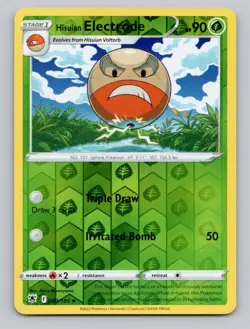 Reverse Holo Hisuian Electrode 003/189 Uncommon SWSH10: Astral Radiance Pokemon - Image 1