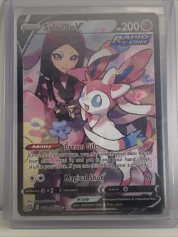 Pokemon TCG Sylveon V TG14/TG30 Alternate Art Trainer Gallery Brilliant Stars - Image 1