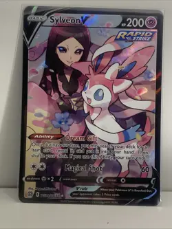 Pokemon TCG Sylveon V TG14/TG30 Alternate Art Trainer Gallery Brilliant Stars - Image 3