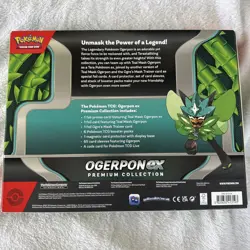 Pokemon TCG Ogerpon ex Premium Collection Box - Factory Sealed - Image 2
