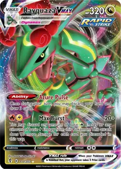 x1 Rayquaza VMAX - 111/203 - Ultra Rare Pokemon SS07 Evolving Skies M/NM - Image 1