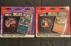 Pokemon Mega Evolution Ascended Heroes 3 Pack Tech Sticker Collection x2 - Image 1