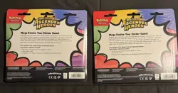 Pokemon Mega Evolution Ascended Heroes 3 Pack Tech Sticker Collection x2 - Image 2