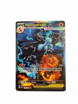 Mega Charizard X EX 125/094 Holo Special Illustration Rare Pokemon TCG Me02 - Image 1