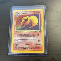 Pokemon TCG Flareon Jungle 3/64 Holo Unlimited Holo Rare - Image 5