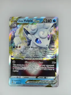 2022 Pokemon Silver Tempest Alolan Vulpix VSTAR 034/195 NM - Image 1