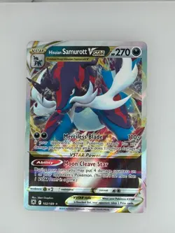 2022 Pokemon Astral Radiance Hisuian Samurott VSTAR 102/189 NM - Image 1