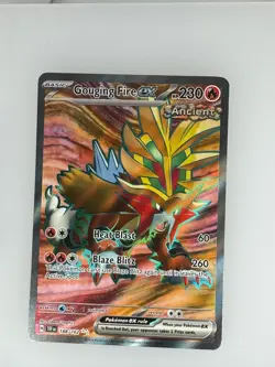 2024 Pokemon Temporal Forces Gouging Fire ex 188/162 NM - Image 1